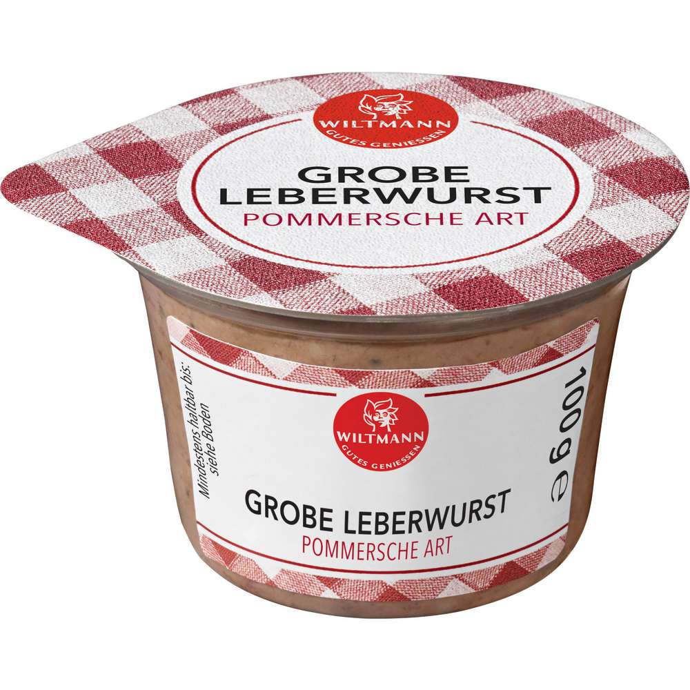 Produktabbildung Wiltmann Leberwurst Pommersche Art, grob