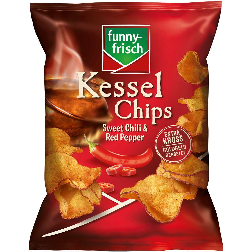 Produktabbildung funny-frisch Kessel Chips, Sweet Chili