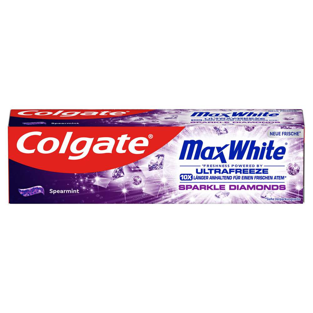 Produktabbildung Colgate Zahncreme MaxWhite, Sparkle Diamonds 