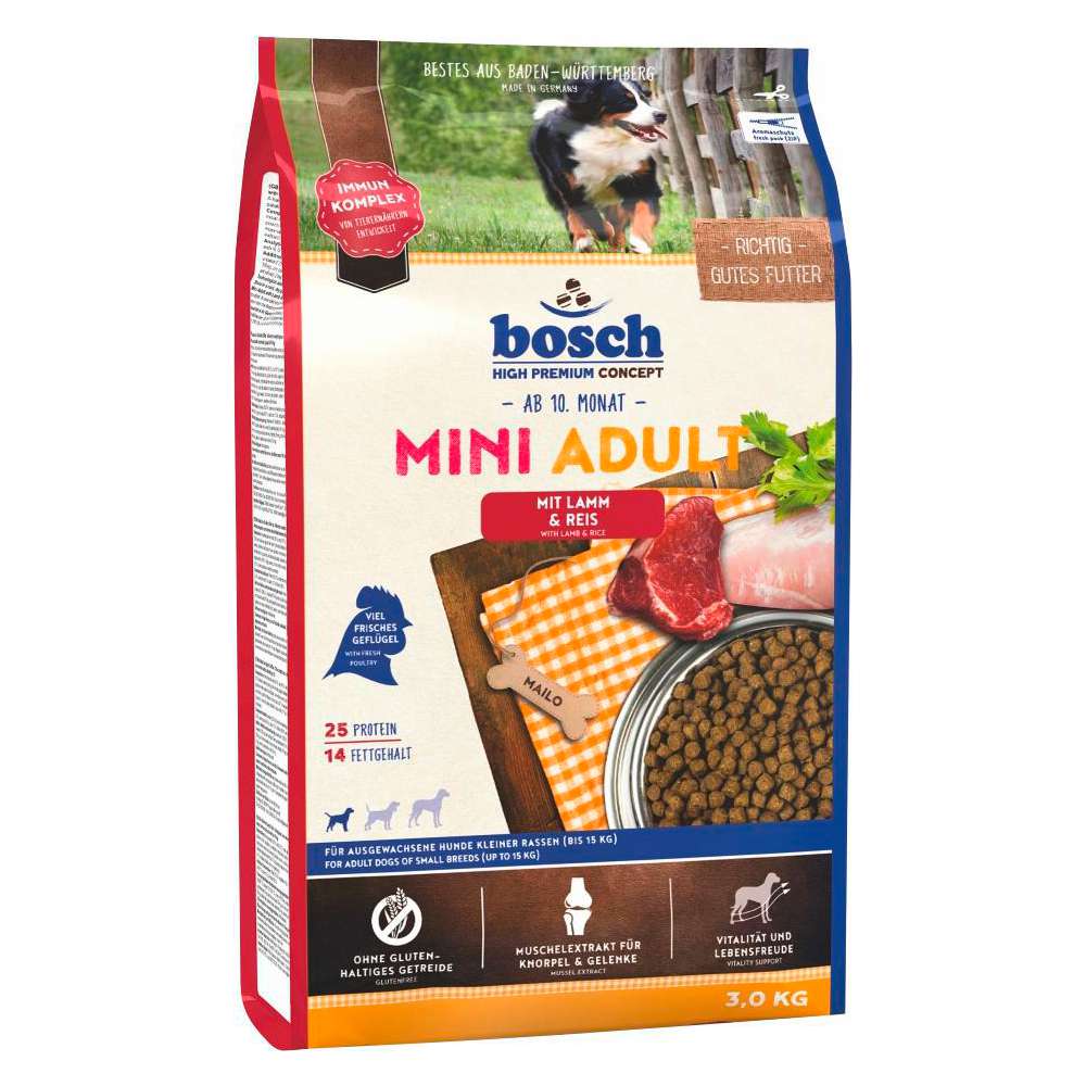 Produktabbildung Bosch Hunde-Trockenfutter, Lamm + Reis