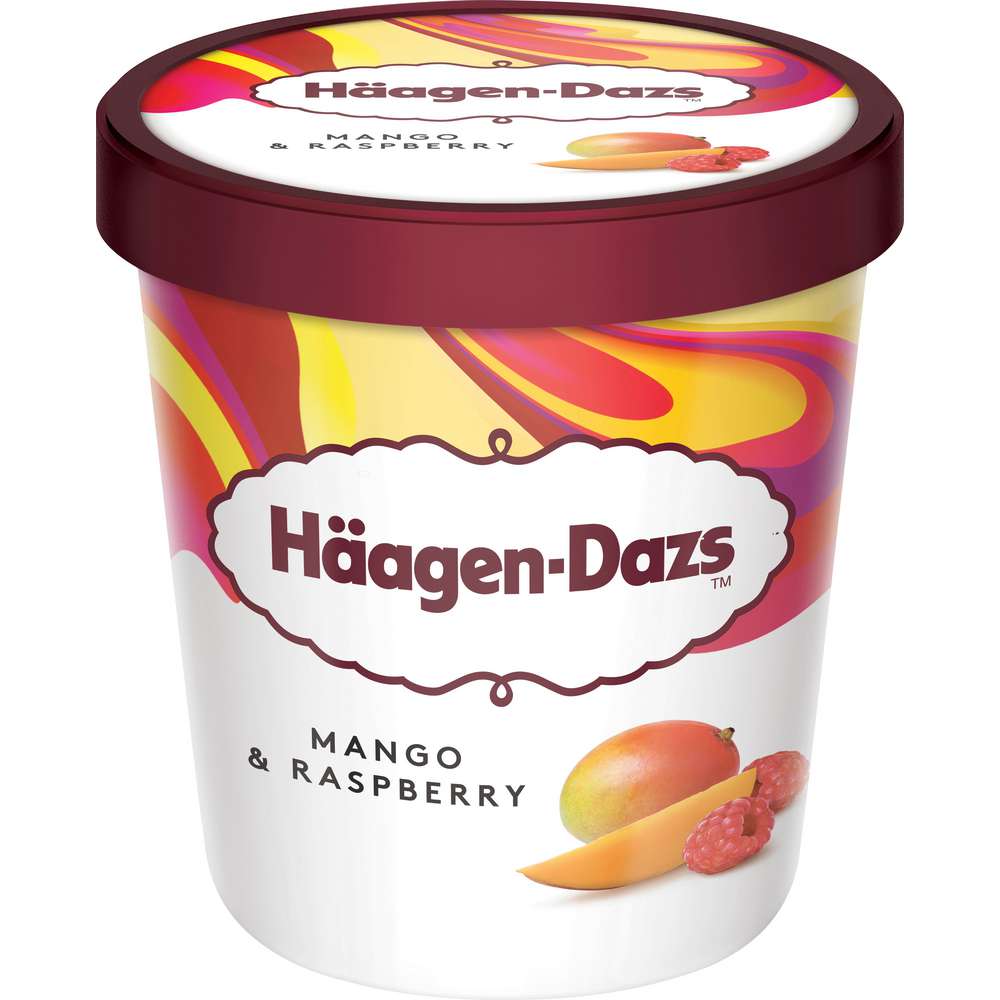 Produktabbildung Häagen Dazs Eis Mango & Raspberry