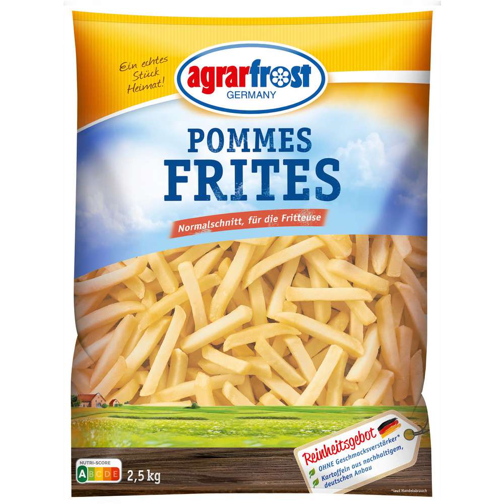 Produktabbildung Agrarfrost Pommes Frites Feinschnitt, tiefgekühlt