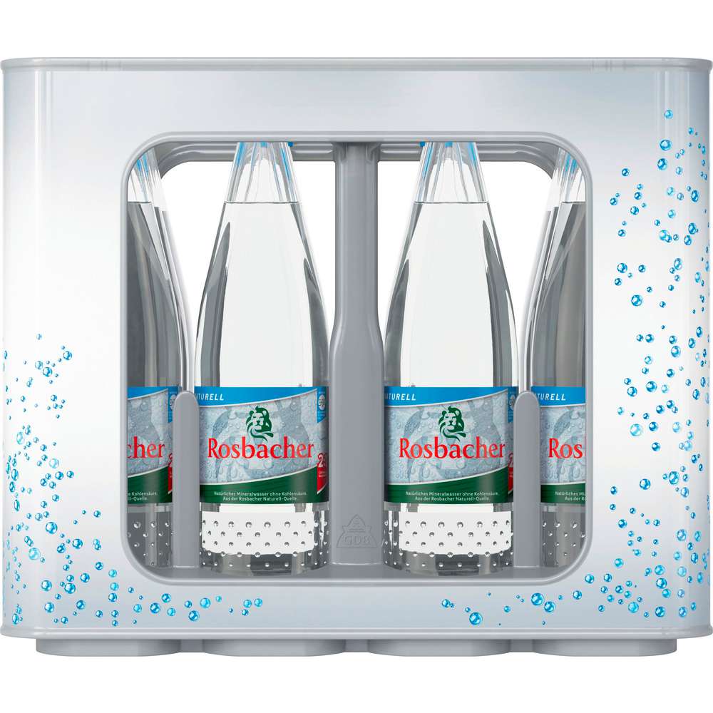 Produktabbildung Rosbacher Mineralwasser, Naturell (12x 0,750 Liter)