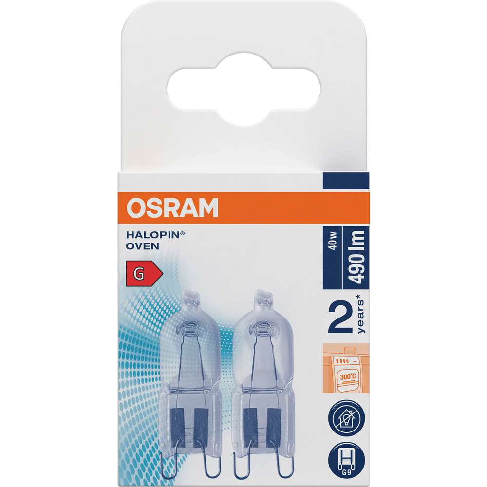 Produktabbildung Osram Ofenlampe Pin 230V G9 40W 2P 