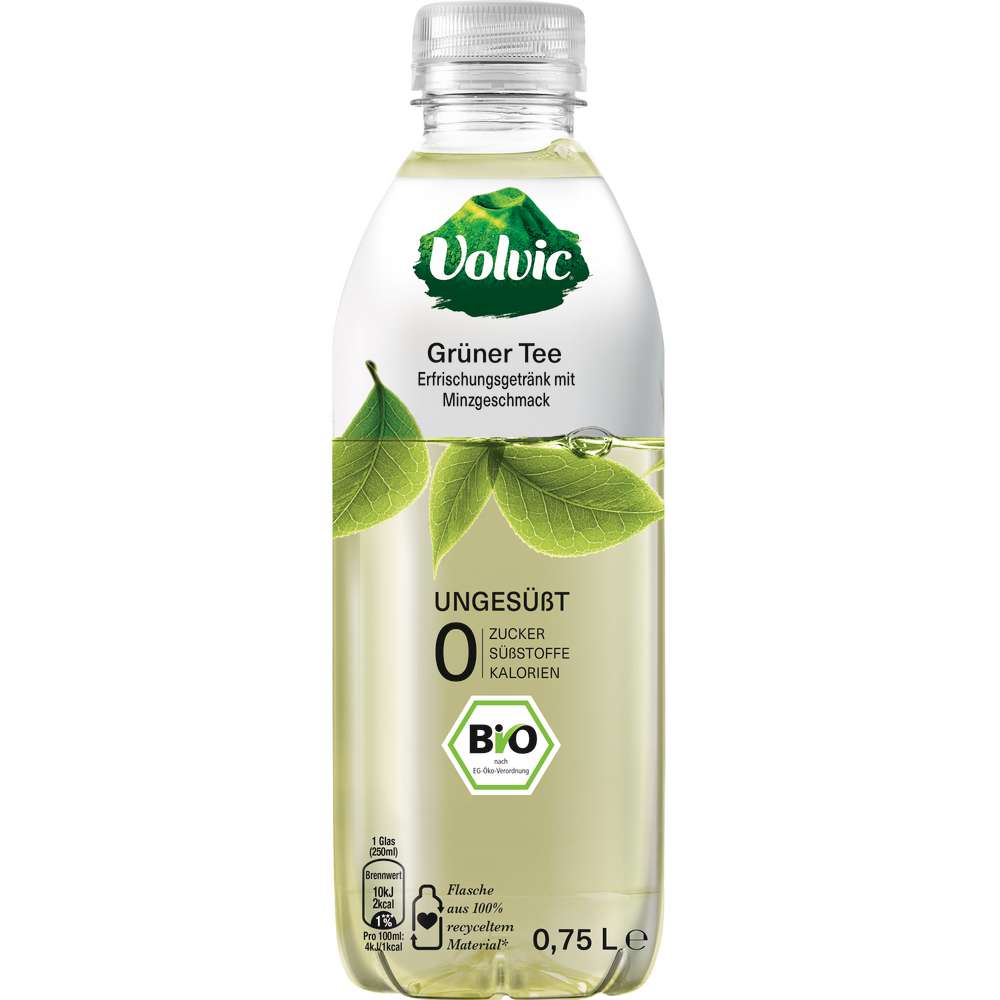 Produktabbildung Volvic Bio Eistee, Grüner Tee, ungesüßt