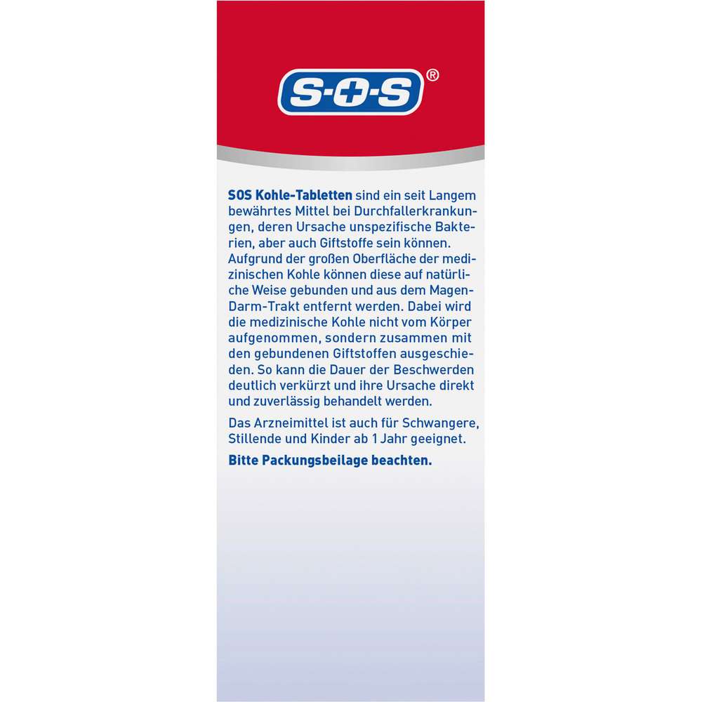 Produktabbildung SOS Kohle-Tabletten