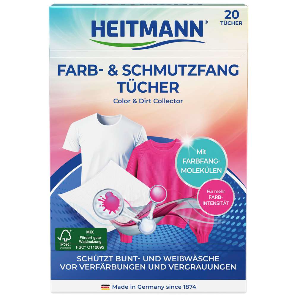 Produktabbildung Heitmann Farb- & Schmutzfangtücher
