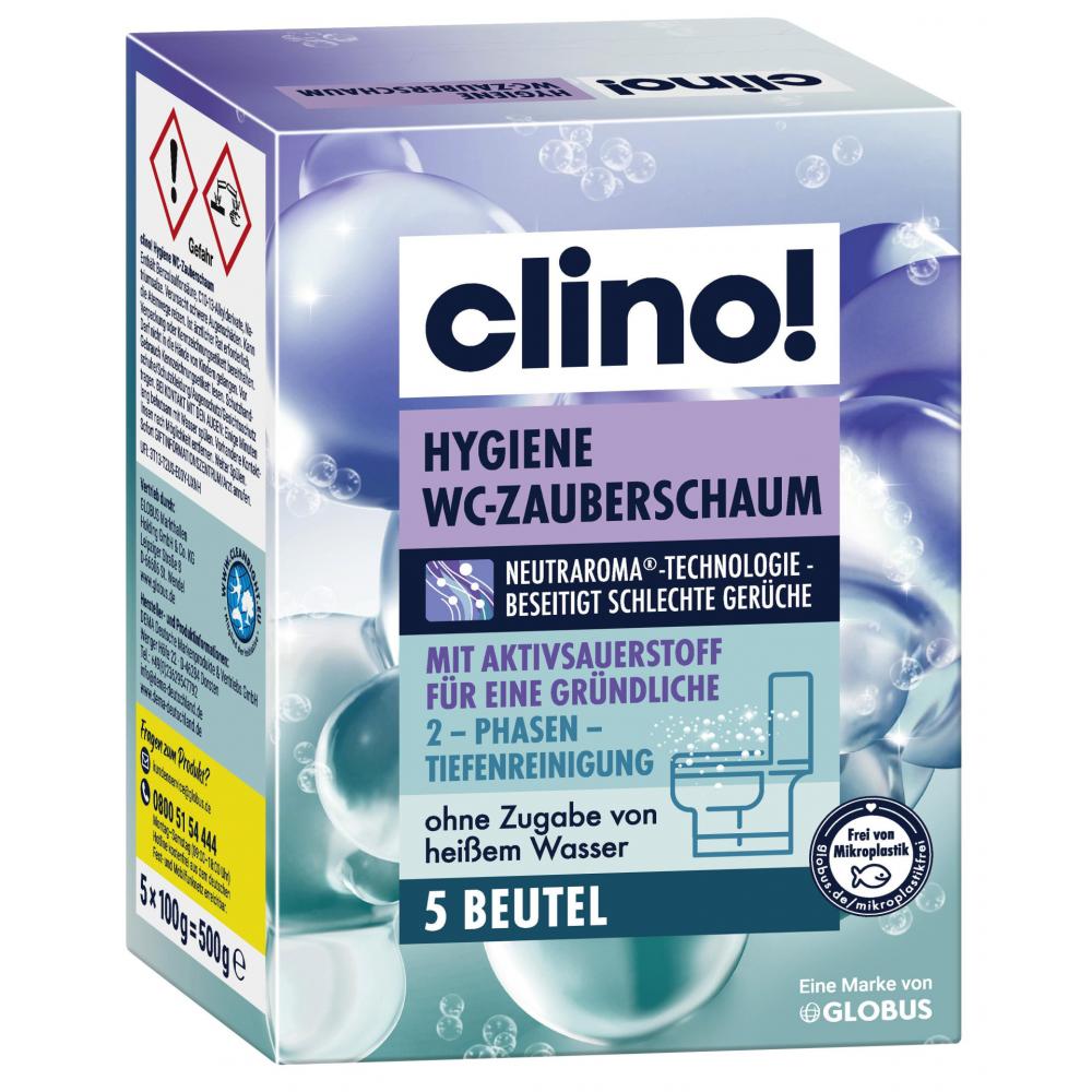 Produktabbildung keine Marke clino! WC-Schaum, 5 x 100 g