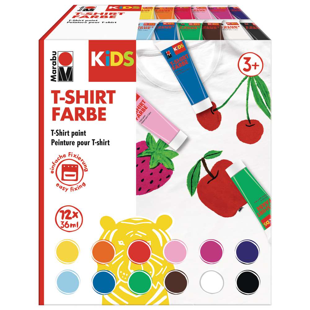 Produktabbildung Marabu KiDS T-Shirt Farbe 12 x 36 ml
