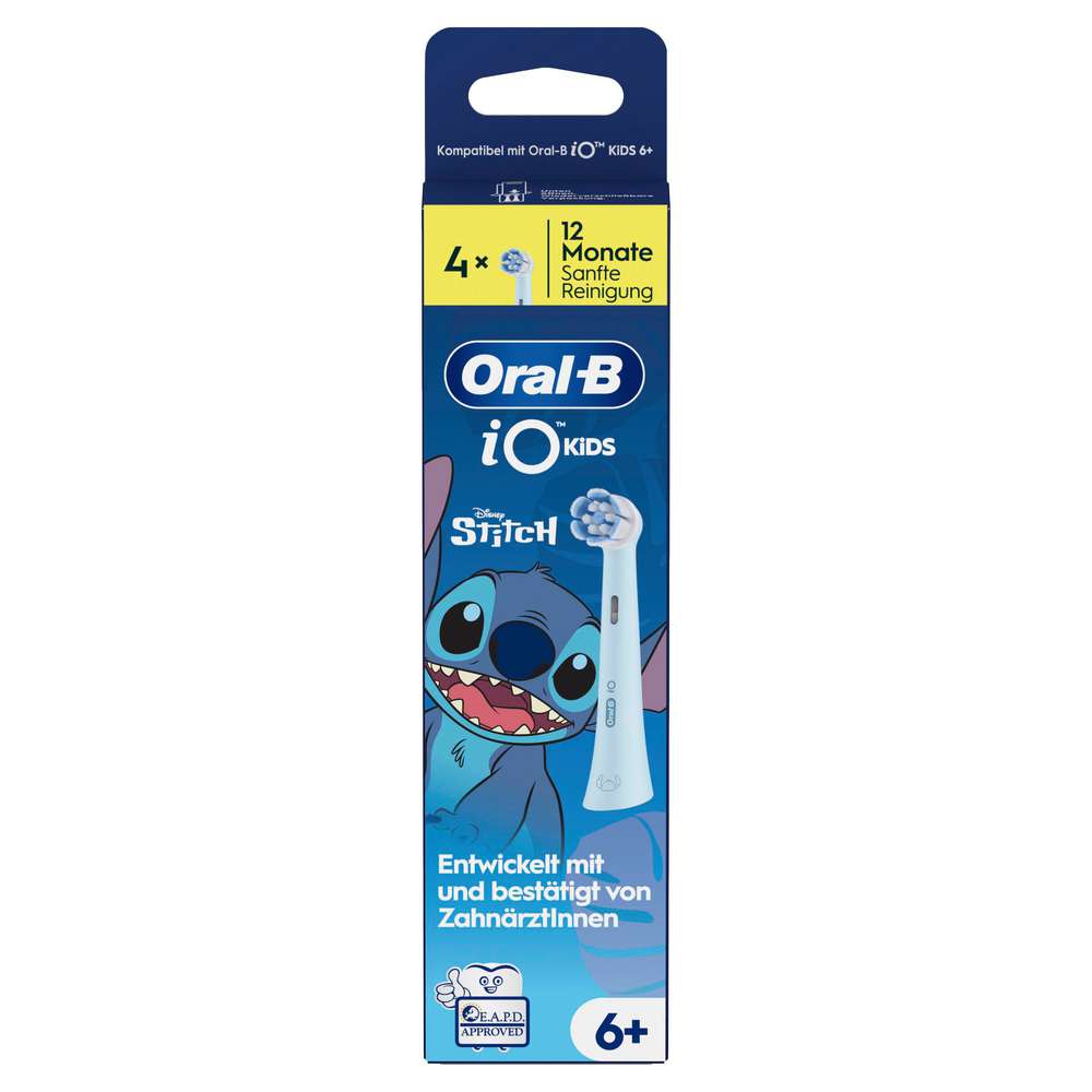 Produktabbildung Oral-B Aufsteckbürsten iO Kids Sanfte Reinigung, Stitch