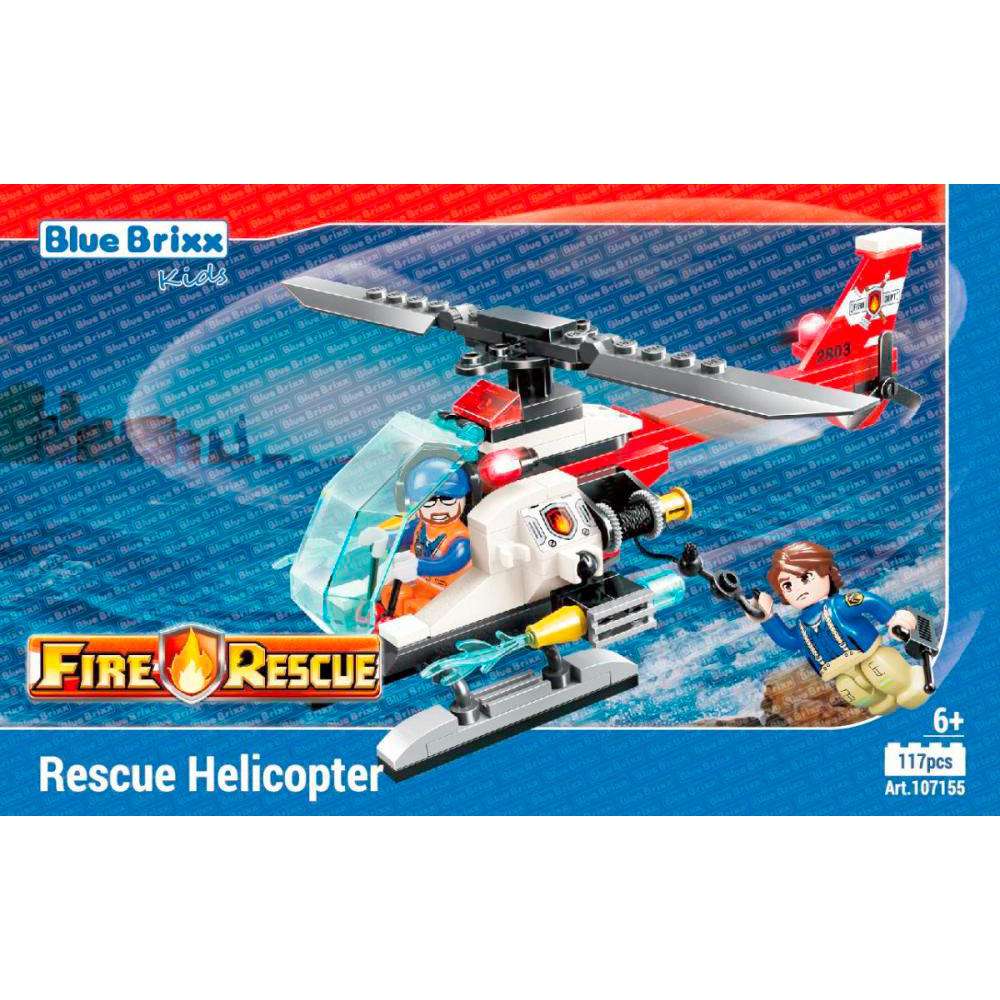 Produktabbildung Blue Brixx 107155 - Stadtfeuerwehr Helicopter