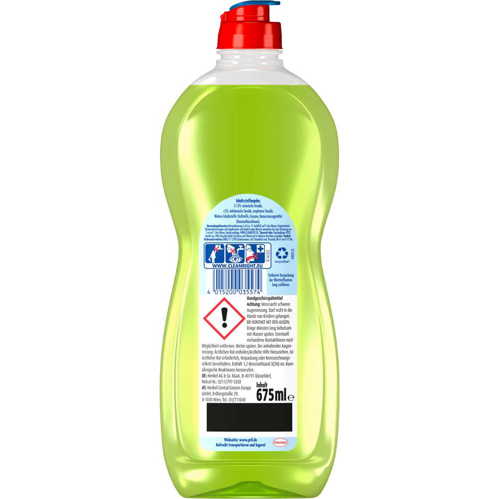 Produktabbildung Pril Geschirrspülmittel Original, Limette