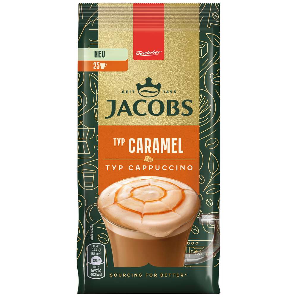 Produktabbildung Jacobs Crema Cappuccino, Caramel