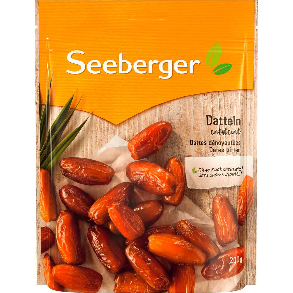 Produktabbildung Seeberger Datteln, entsteint & getrocknet