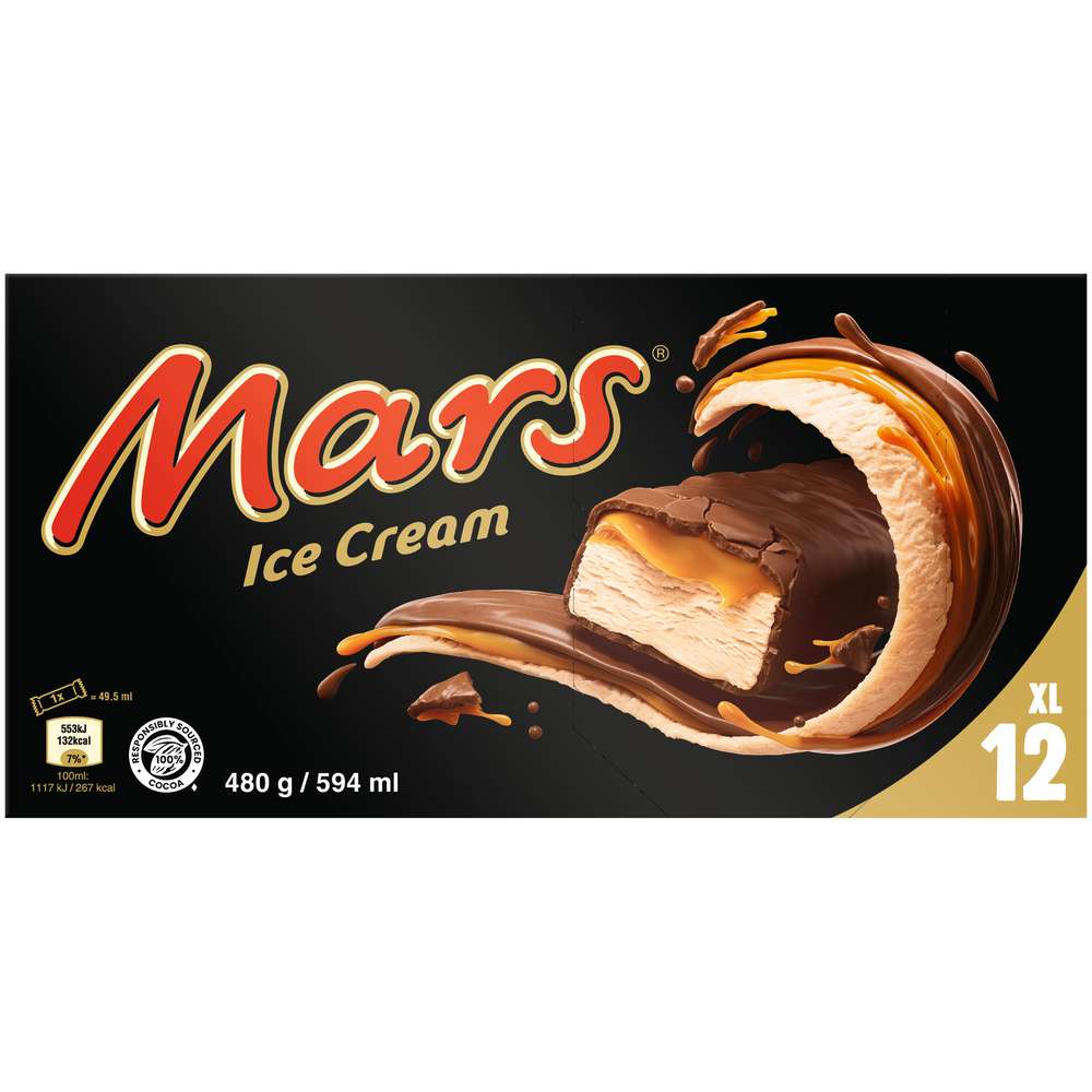 Produktabbildung Mars Eis-Riegel, Schoko-Karamell