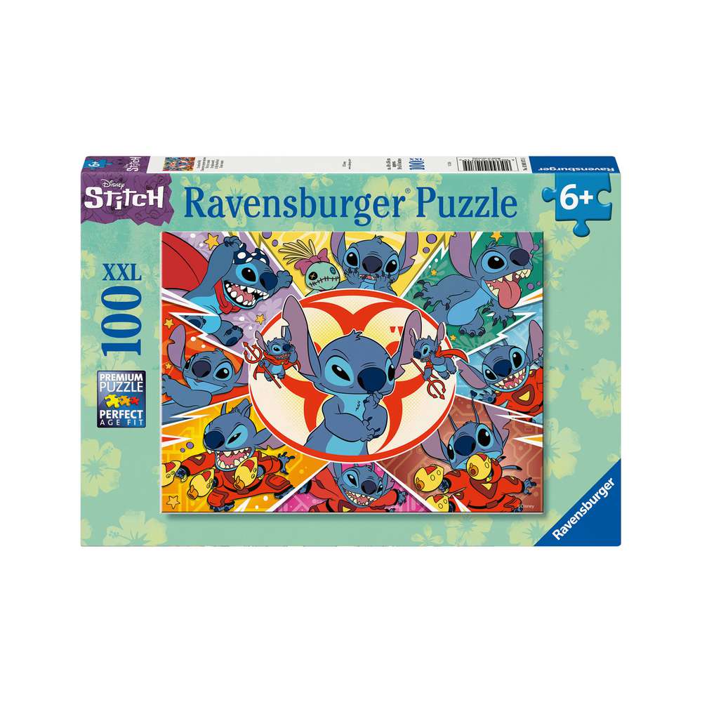 Produktabbildung Ravensburger Puzzle 100 Teile XXL, Disney Stitch: In meiner Welt