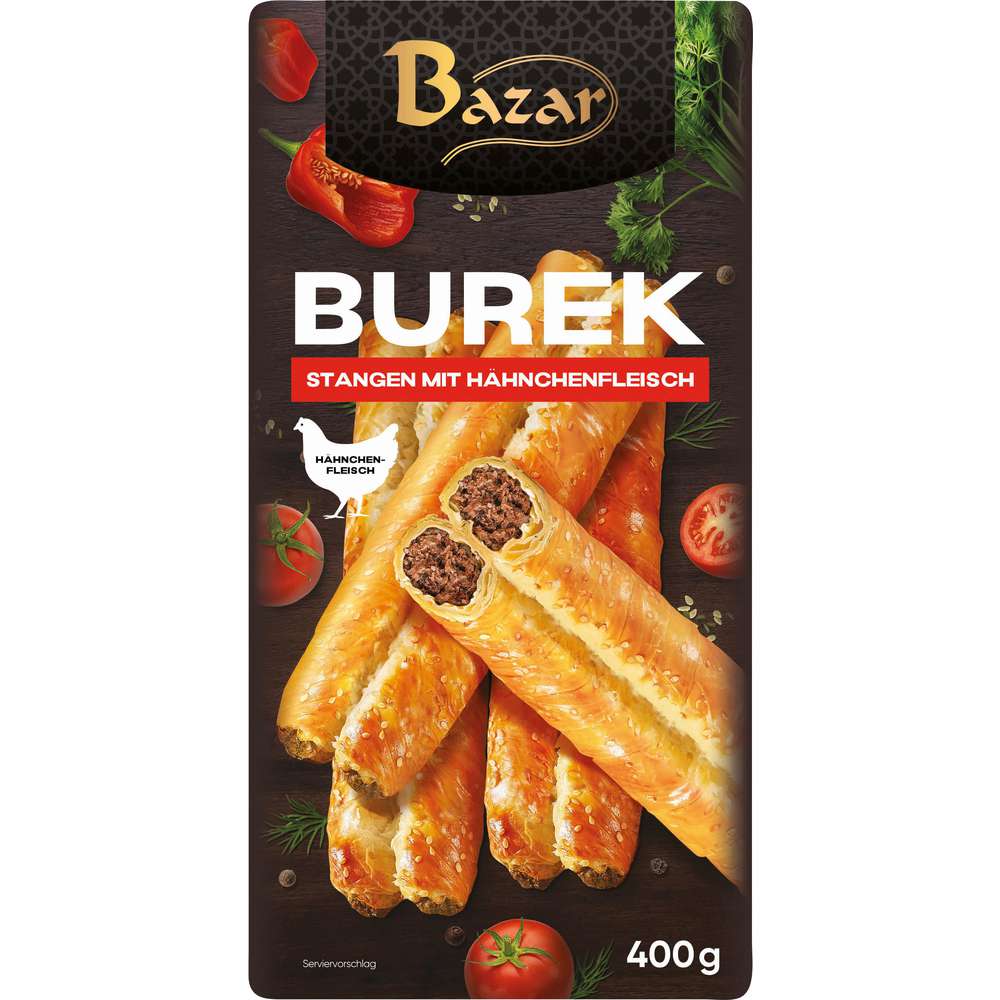 Produktabbildung Bazar Burek Stangen mit Hähnchenfleisch