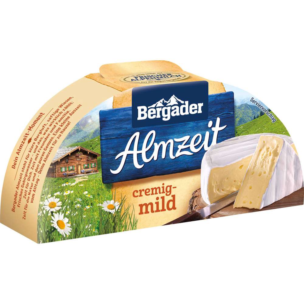 Produktabbildung Bergader Weichkäse Almzeit cremig-mild