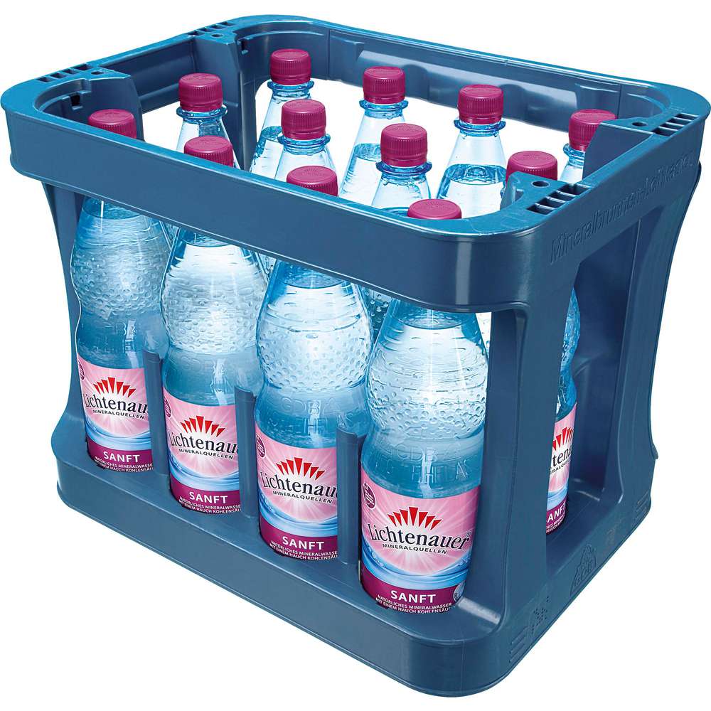 Produktabbildung Lichtenauer Mineralwasser, Sanft (12x 1,000 Liter)