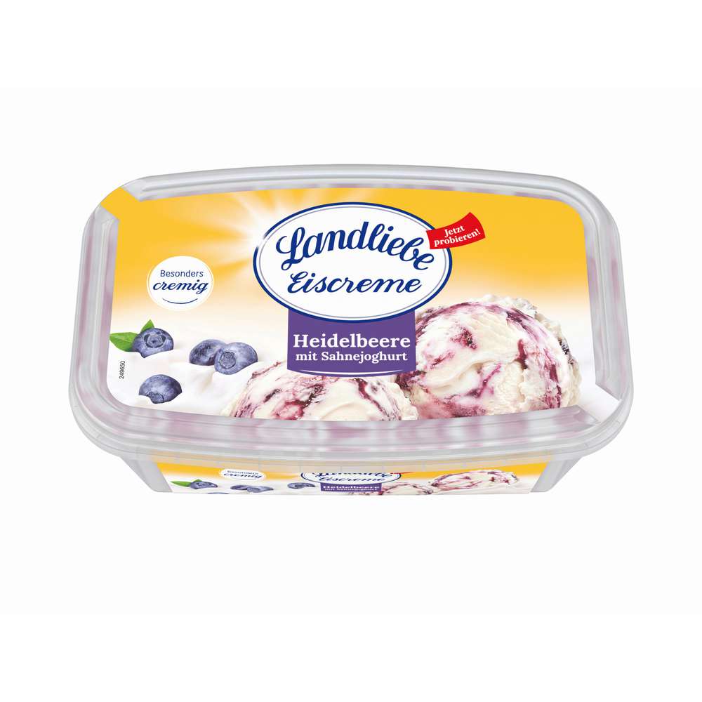 Produktabbildung Landliebe Eis. Heidelbeere mit Sahnejoghurt