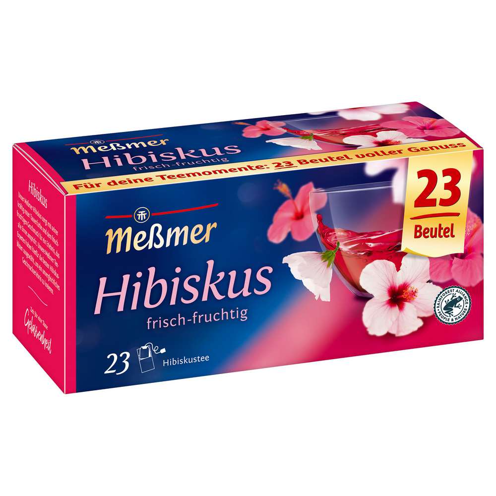 Produktabbildung Messmer Tee Hibiskus, frisch-fruchtig