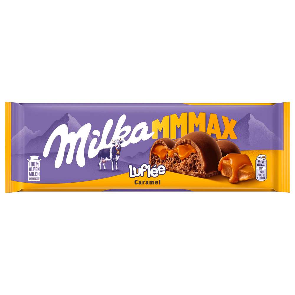 Produktabbildung Milka Tafelschokolade, Luflée Caramel