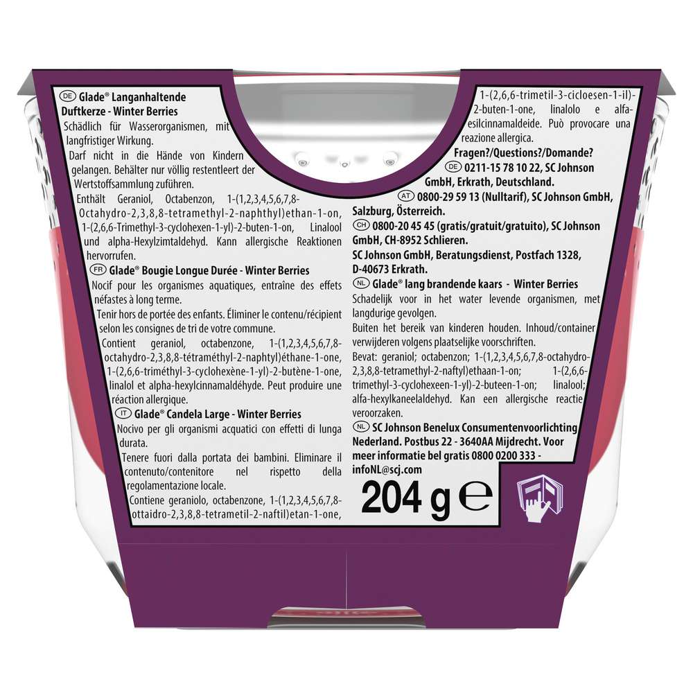 Produktabbildung Glade Duftkerze Winter Berries