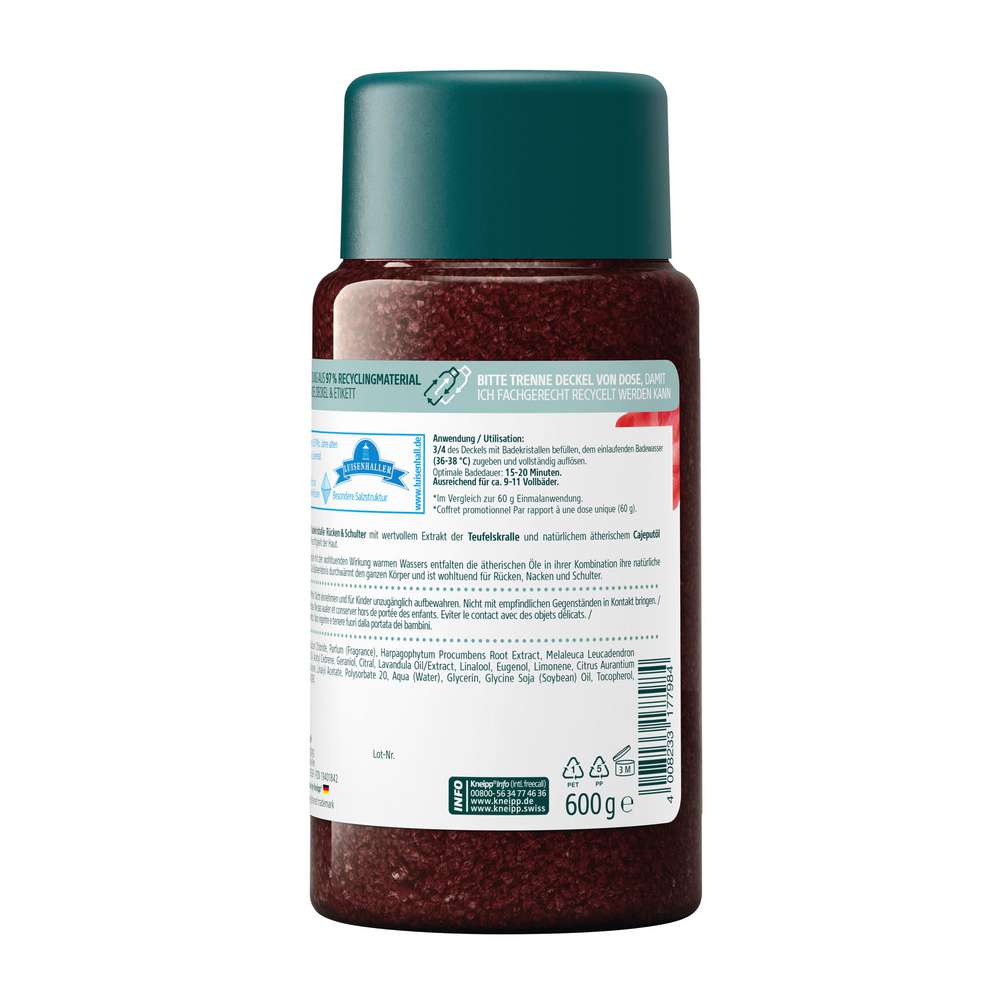 Produktabbildung Kneipp Badekristalle Rücken & Schulter, Teufelskralle