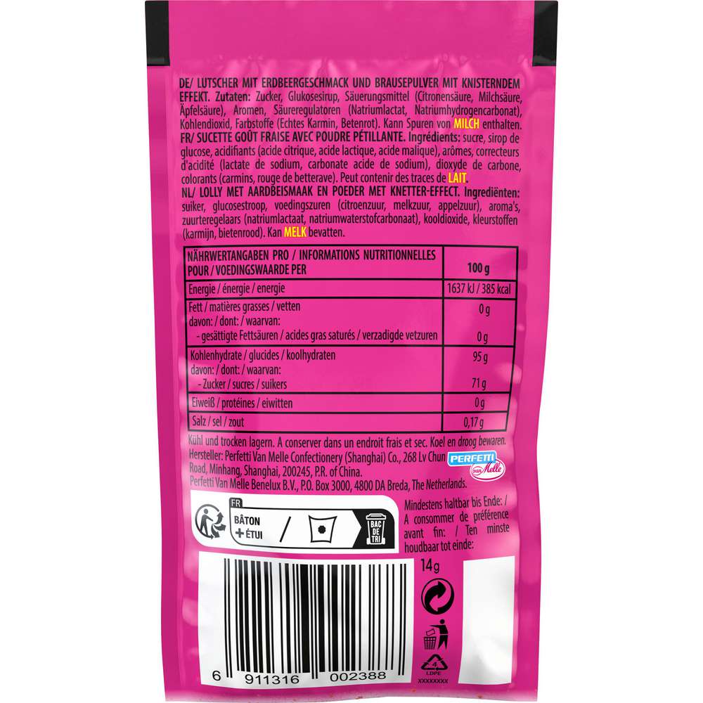 Produktabbildung Chupa Chups Crazy Dips, Erdbeere