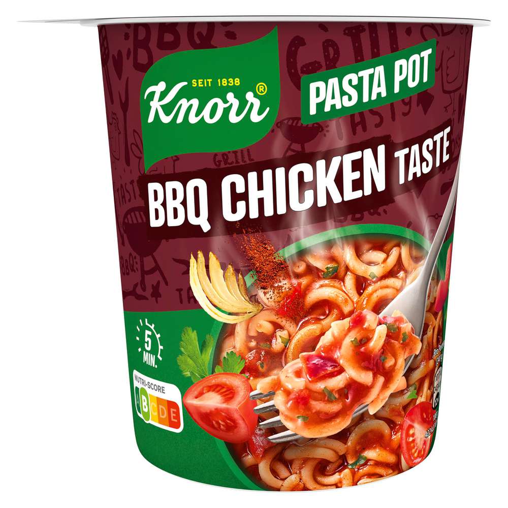 Produktabbildung Knorr Pasta Snack, BBQ Chicken Taste