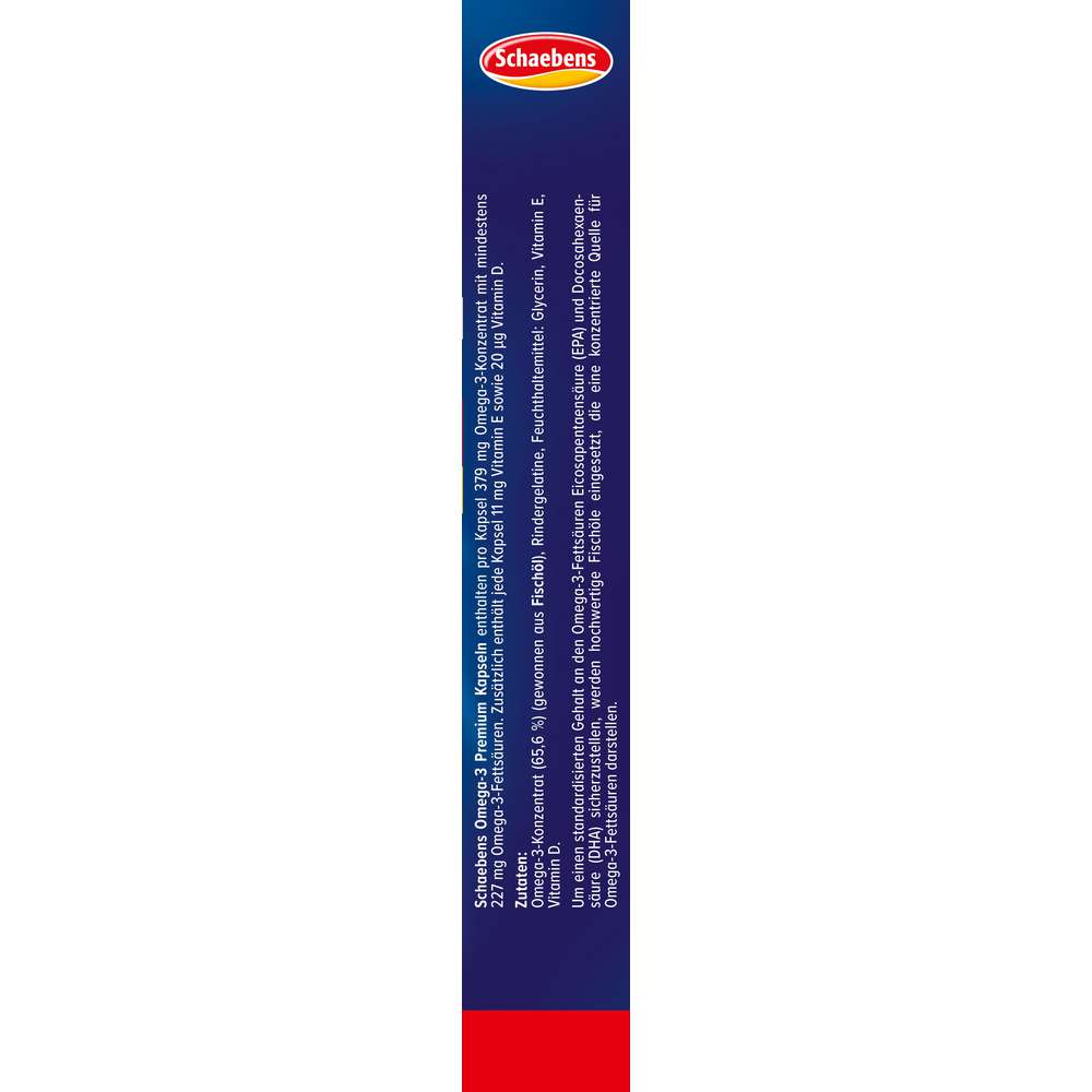 Produktabbildung Schaebens Omega-3 Premium Kapseln