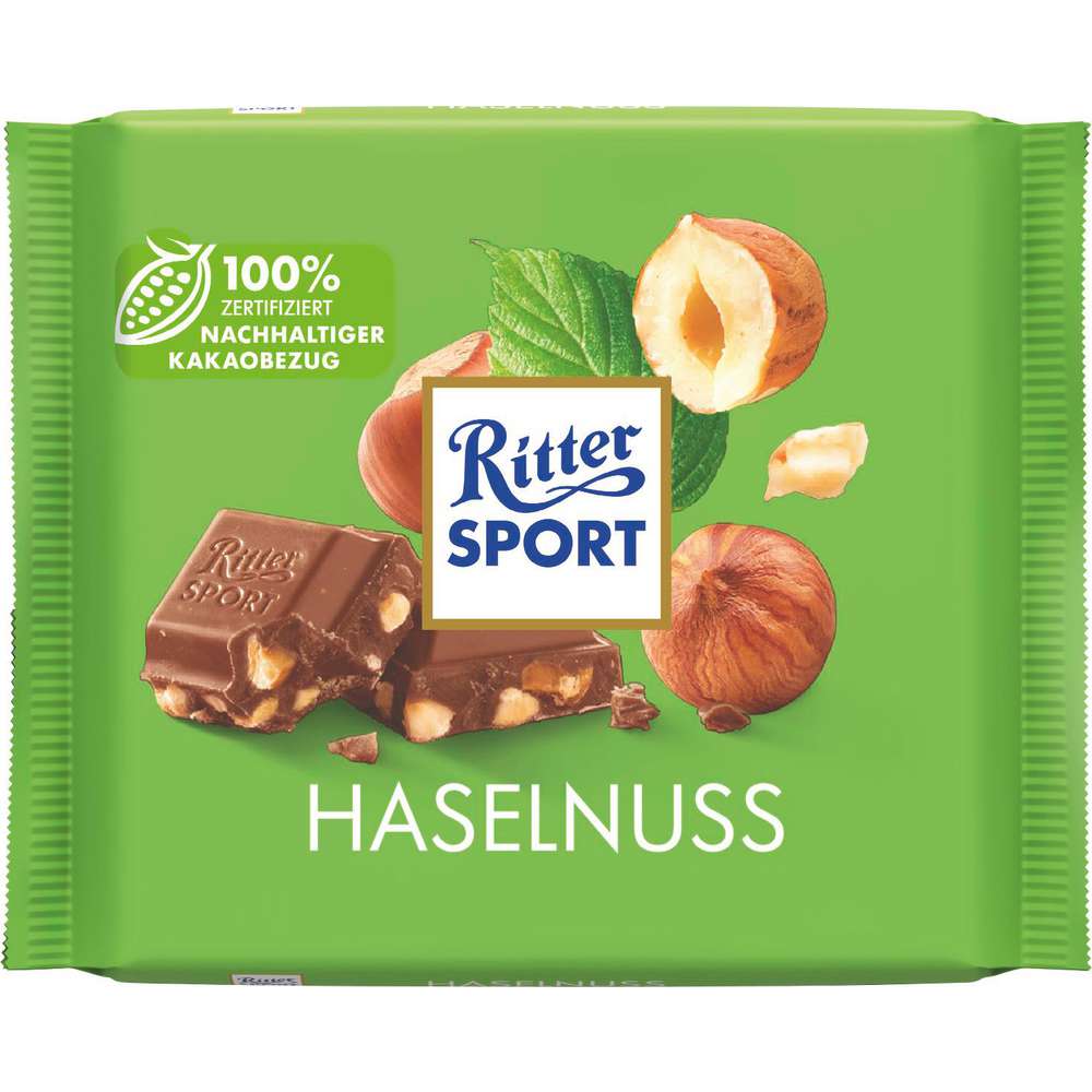Produktabbildung Ritter Sport Tafelschokolade, Haselnuss