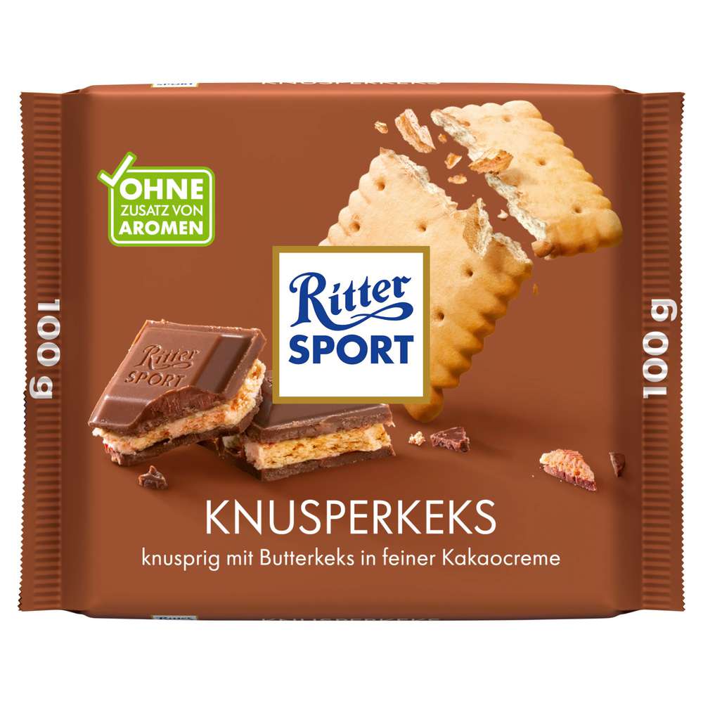 Produktabbildung Ritter Sport Tafelschokolade, Knusperkeks
