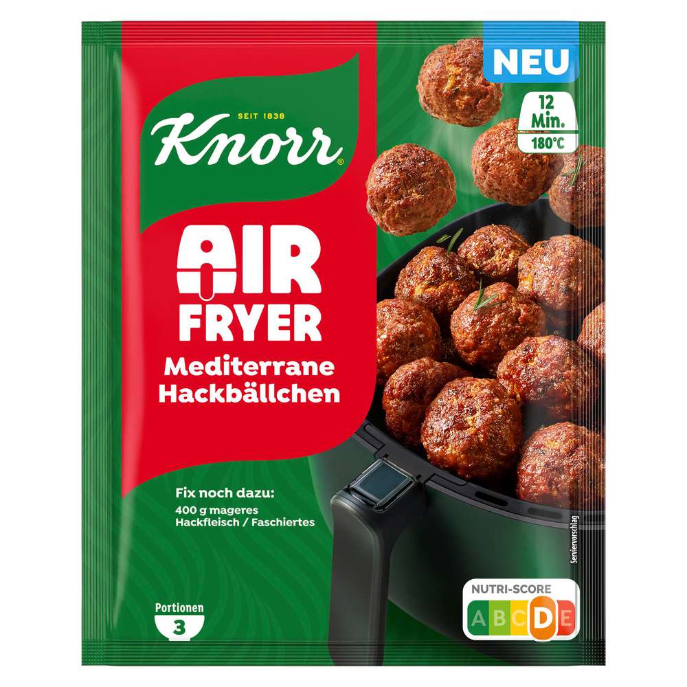 Produktabbildung Knorr Fix Airfryer Mediterrane Hackbällchen