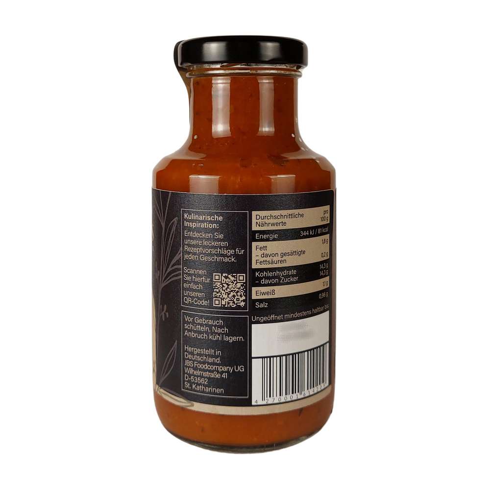 Produktabbildung Jo´s Naturals Chutney Red Pepper/Easy Sauce