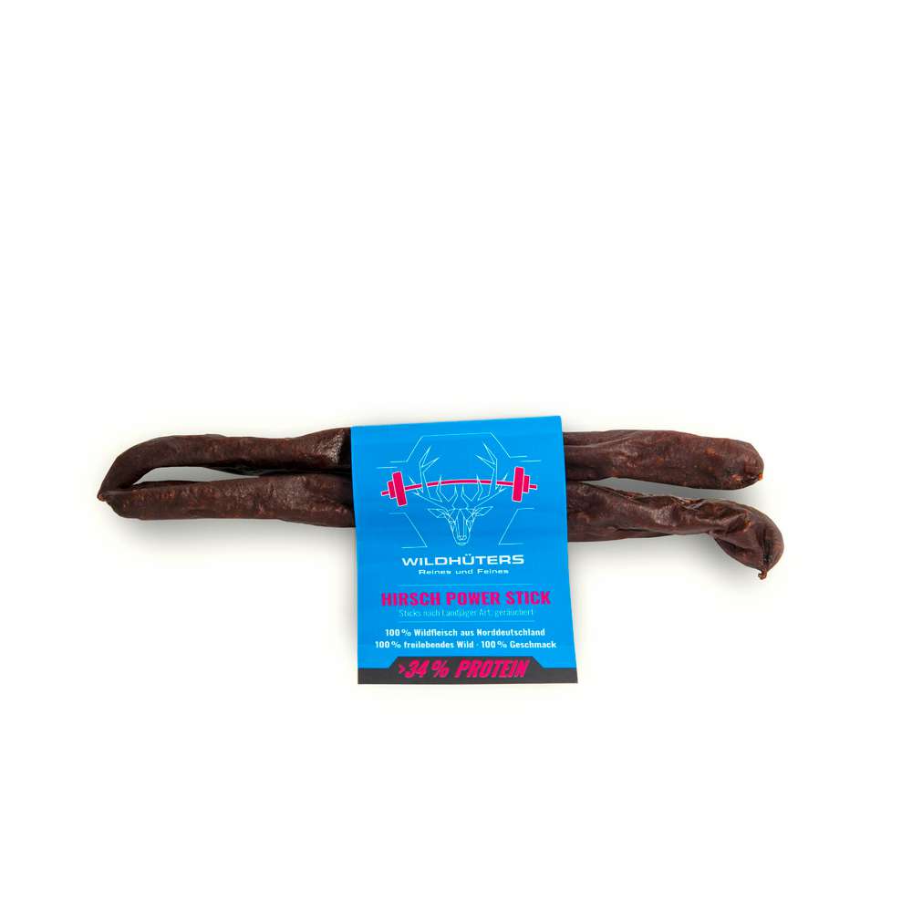 Produktabbildung Wildhüters Protein Hirsch Sticks