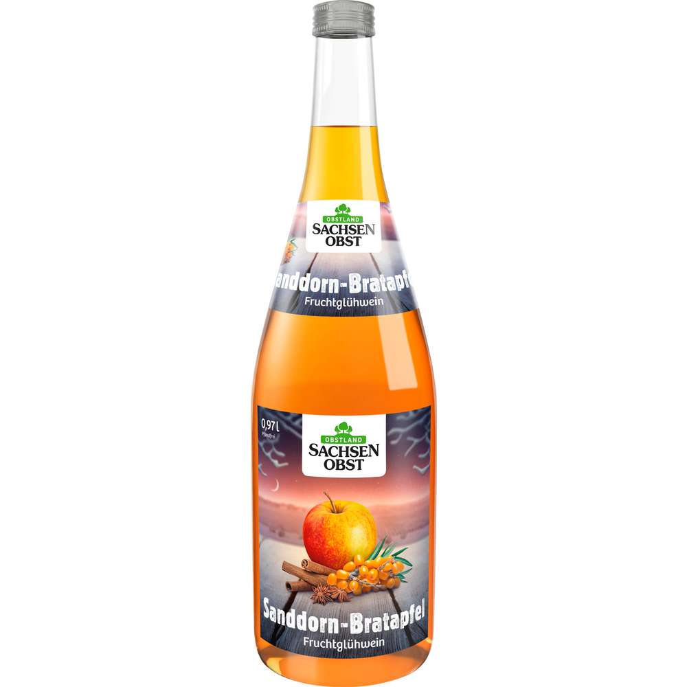 Produktabbildung Kelterei Sachsenobst Glühwein, Sanddorn-Bratapfel