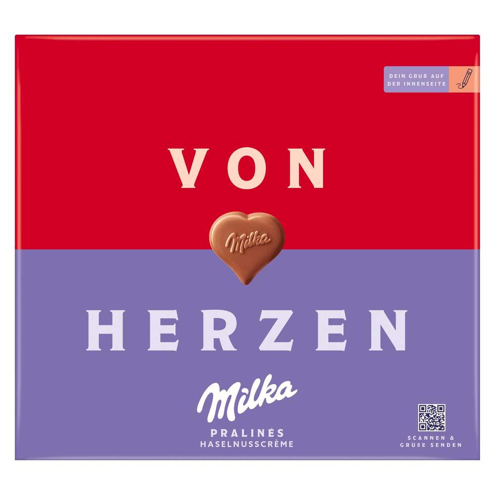 Produktabbildung Milka Pralinen Haselnusscreme