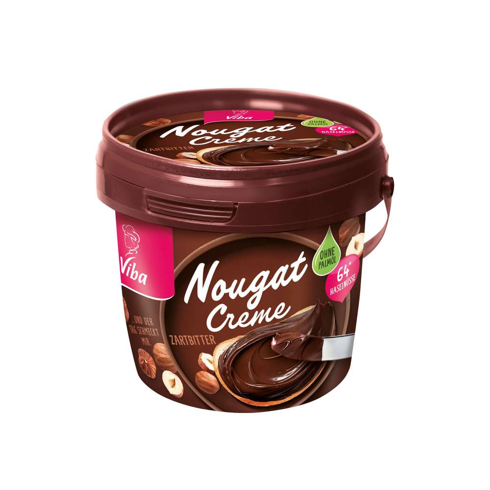 Produktabbildung Viba Nougatcreme zartbitter, palmölfrei