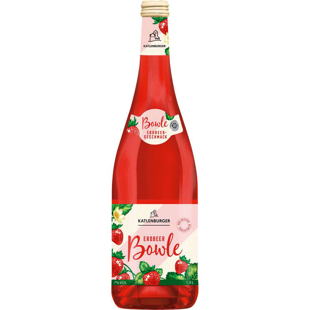Produktabbildung Katlenburger Fruchtweinbowle, Erdbeer 7%
