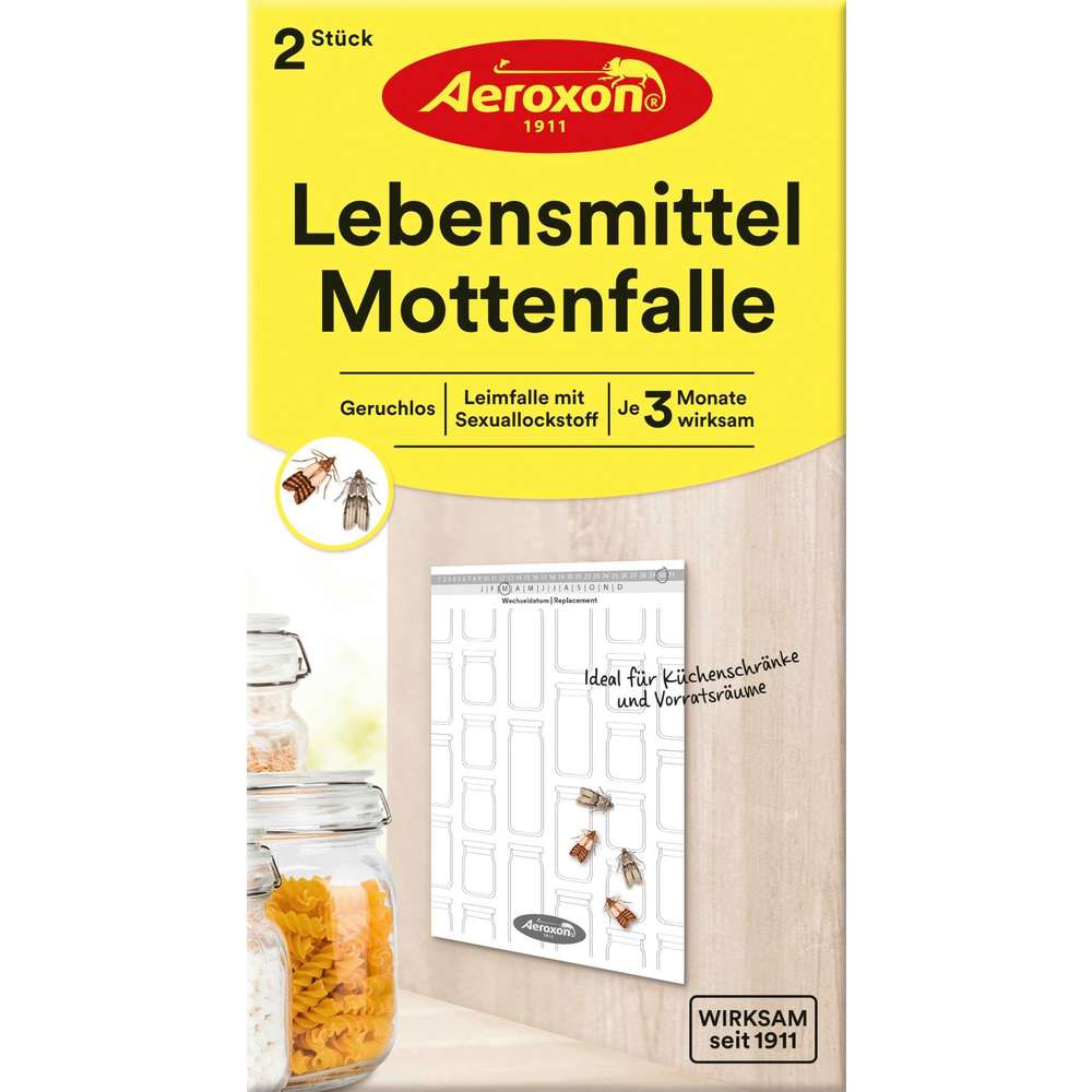 Produktabbildung Aeroxon Lebensmittel-Motten-Fallen