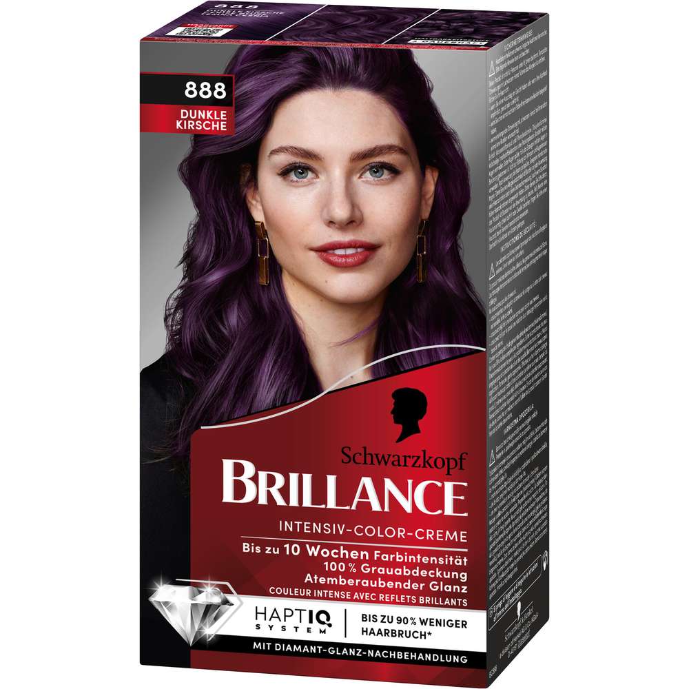 Produktabbildung Schwarzkopf Brillance Haarfarbe, Dunkle Kirsche 888
