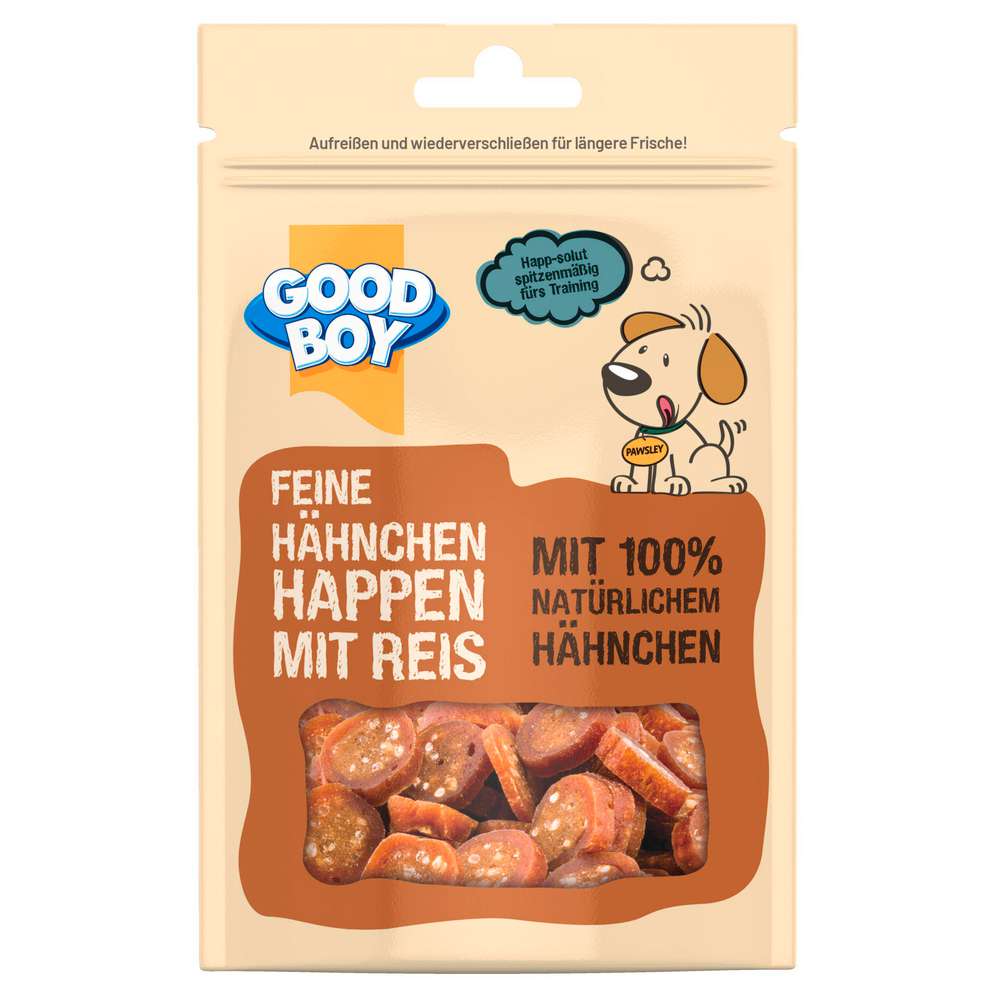 Produktabbildung Good Boy Hunde-Snack Happen, Hähnchen