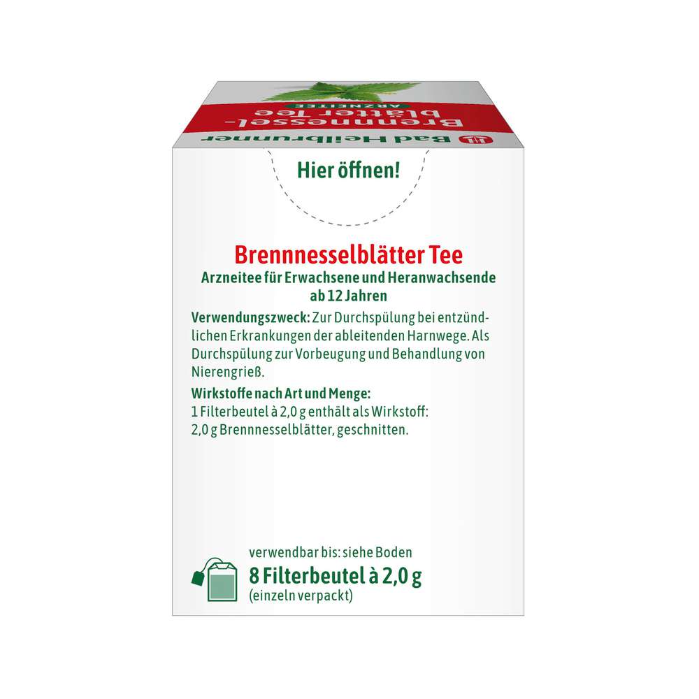Produktabbildung Bad Heilbrunner Brennessel Tee