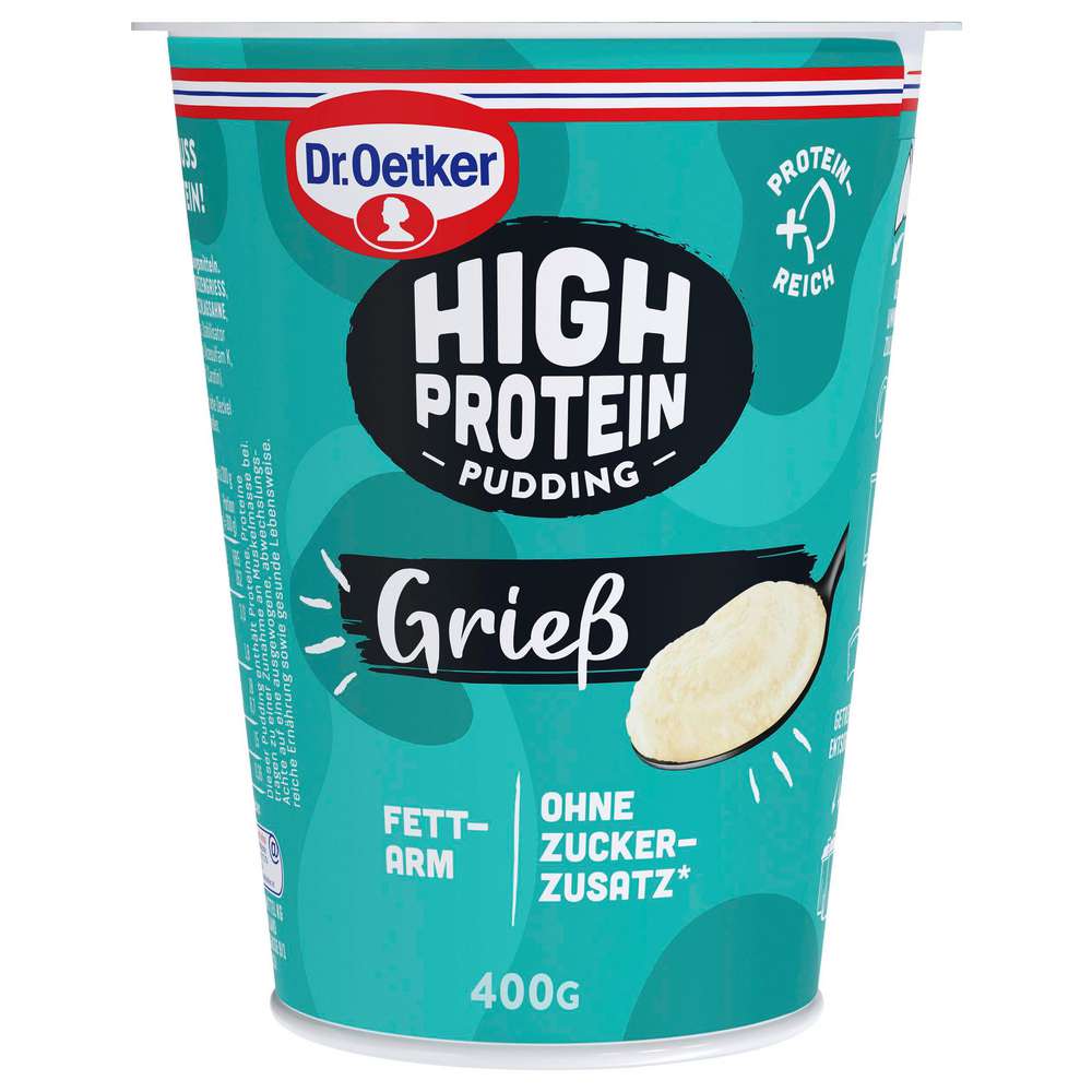Produktabbildung Dr. Oetker High Protein Pudding, Grieß