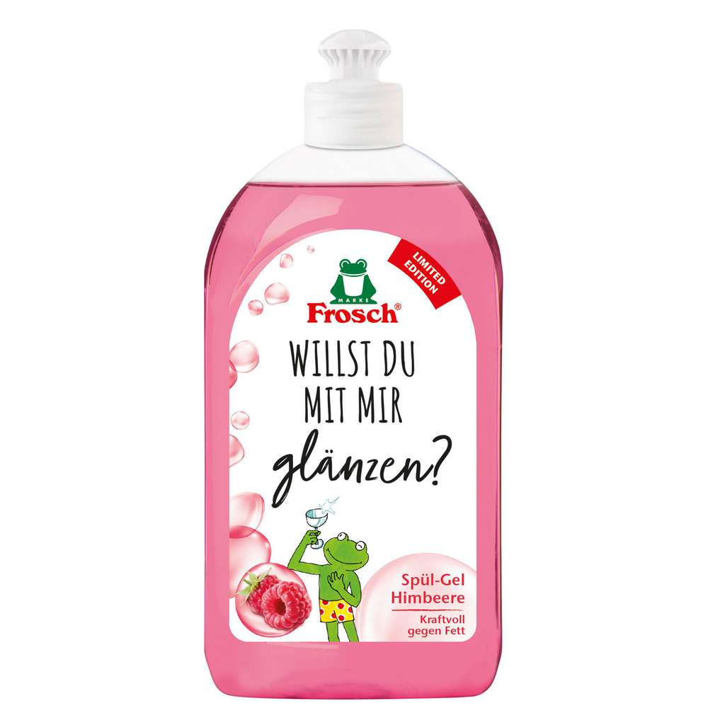 Produktabbildung Frosch Geschirrspülmittel Spül-Gel, Himbeere