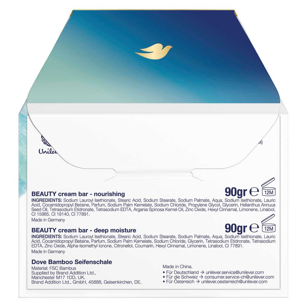 Produktabbildung Dove Geschenk-Set Seife+Bambusschale