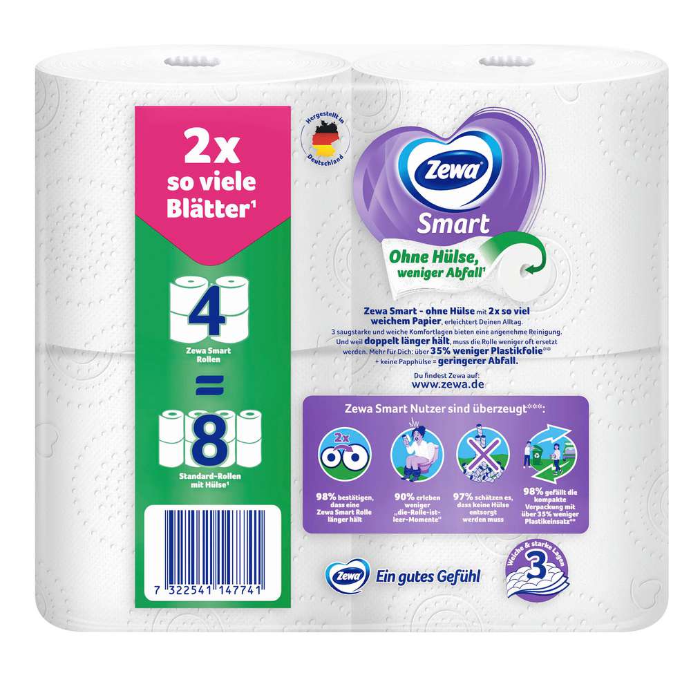 Produktabbildung Zewa Toilettenpapier Smart