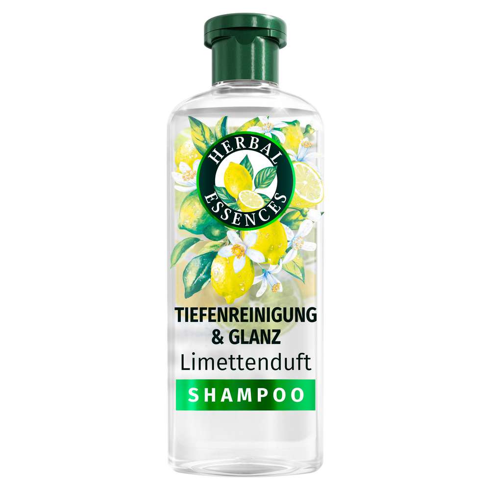 Produktabbildung Herbal Essences Shampoo Tiefenreinigung & Glanz, Limettenduft