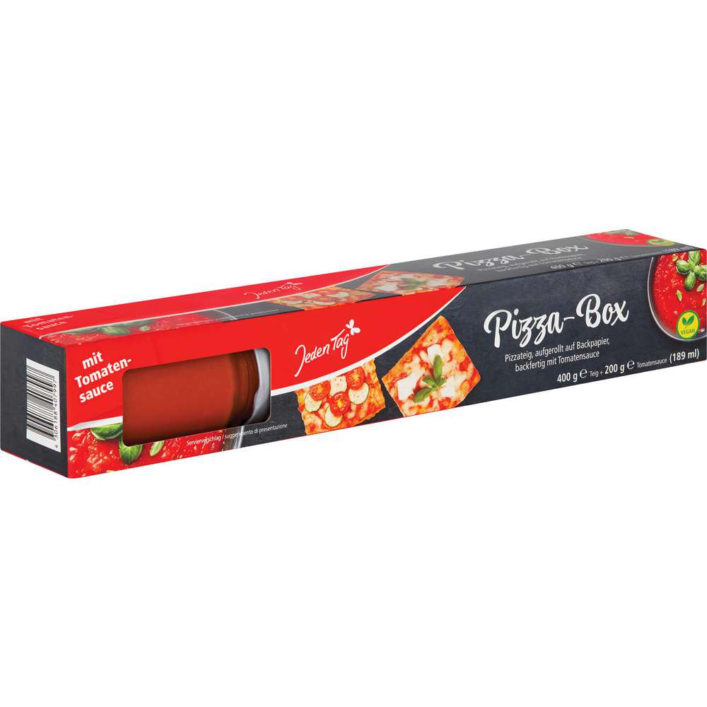 Produktabbildung Jeden Tag Pizzateig mit Tomatensoße